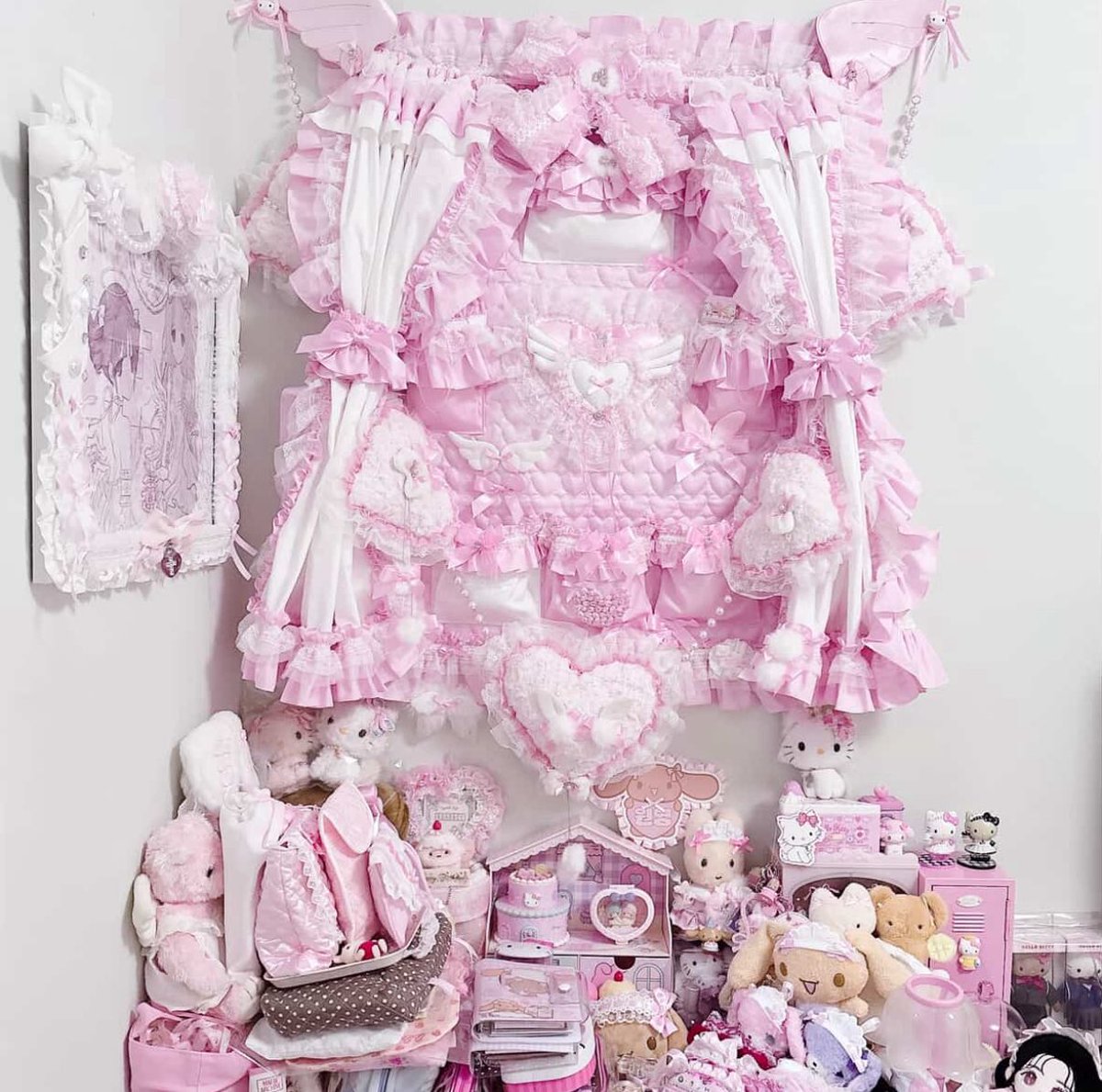 패브릭포스터랑 가랜드 후기 사진... ㅠㅠ♡