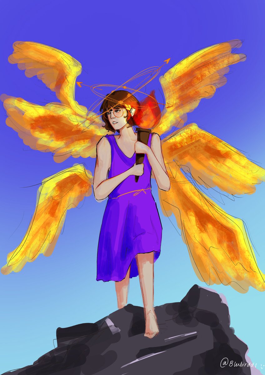 blubirdds's tweet image. messy painting but i think it looks cool . i will not be rendering the toes.
#mcsr #mcsrfanart