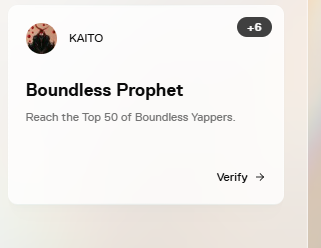 lagon20ms's tweet image. i cant verify this task on the @boundless_xyz signal campaign even though i was ranked in the top 50 yappers some days ago

is it because i&apos;m not ranked there right now? help please @zksanca