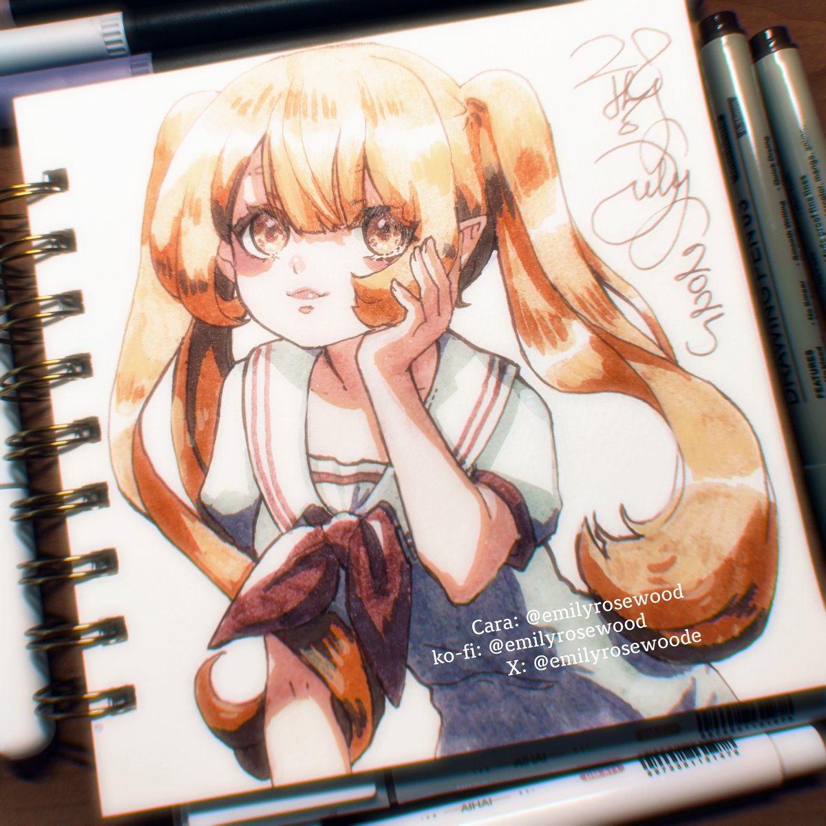 I feel happy drawing cute anime girls, so that's what I draw. 🥰❤️❤️❤️

It's easy to love your art if you love your subject! 😉✨✨

Moots? #artmoots