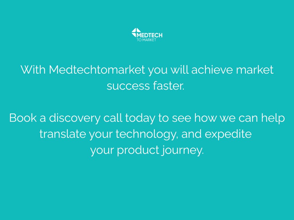 The industry norm for fully FDA/CE compliant and accredited products' entire life cycle, from concept to commercial launch is ≥ 8 years...    

We can do it in &lt; 4 years.    

Achieve market success faster with Medtechtomarket Ltd.

medtechtomarket.com