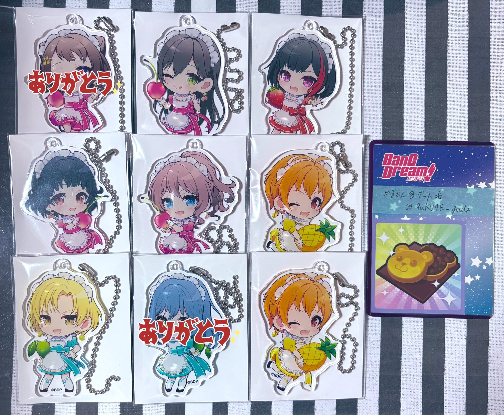 バンドリスイパラアクキーポスカバラ売り可 かるびん@グッズ垢 on X: 