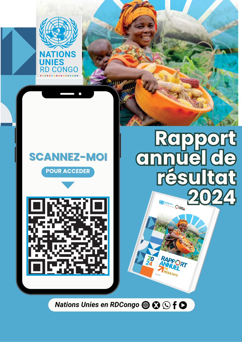 🇨🇩🇺🇳 Dispose-tu déjà de la copie de notre dernier rapport annuel de résultats ?

Nous l'avons publié depuis quelques jours et tu peux l'emporter partout en l'ayant sur ton téléphone par un simple scan !

Vas-y !!!

#RésultatsONURDC2024