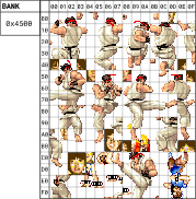Curiosities from Street Fighter II
" To make the most of the capacity we had, we wrote the ROM size on a board and cut and pasted the character pixels by hand. " Akira Nishitani