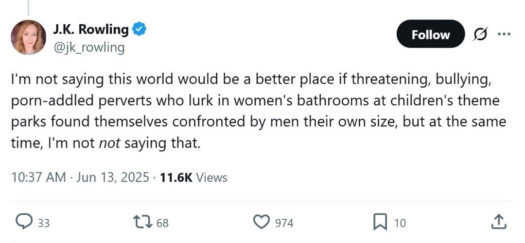sullivansa1's tweet image. On this week&apos;s episode of The Real Housewives of Terf Island, a bored JKR decides she&apos;d rather be the STAR of one of the hate-driven, gender critical ideological, court cases, rather than one of it&apos;s £ funders