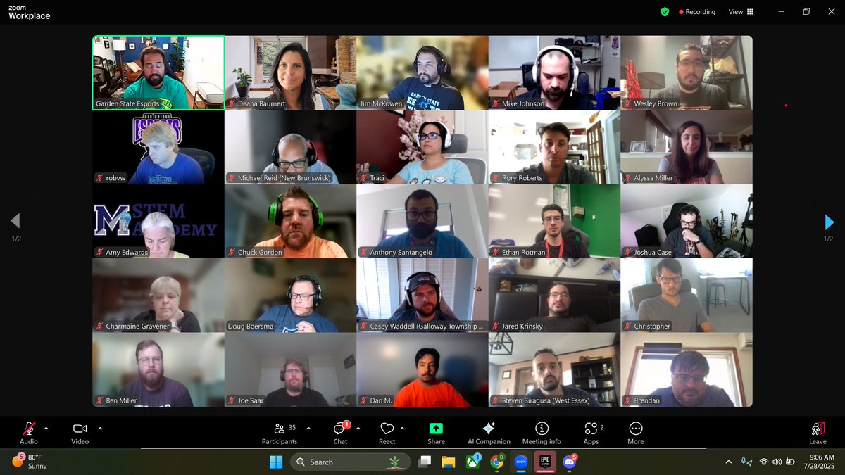 Garden State Esports (@gsesportsorg) on Twitter photo The first Esports Coaching Certification program is currently underway! Coaches from across NJ are earning their certification with <a href="/Rutgers/">Rutgers Football</a>. Thank you to our fantastic sponsors <a href="/SHI_Intl/">SHI International</a>, <a href="/intel/">Intel</a> & <a href="/Rutgers/">Rutgers Football</a>.
#esports #esportsedu #education #newjersey #Rutgers #SHI #Intel The first Esports Coaching Certification program is currently underway! Coaches from across NJ are earning their certification with <a href="/Rutgers/">Rutgers Football</a>. Thank you to our fantastic sponsors <a href="/SHI_Intl/">SHI International</a>, <a href="/intel/">Intel</a> & <a href="/Rutgers/">Rutgers Football</a>.
#esports #esportsedu #education #newjersey #Rutgers #SHI #Intel