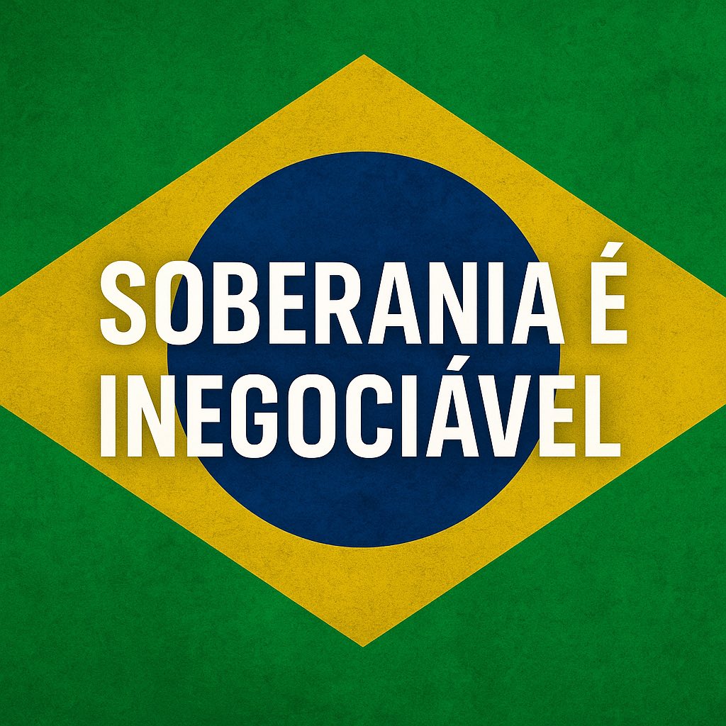 SOBERANIA É INEGOCIÁVEL.
Nenhum acordo vale se custar a dignidade de um povo. Nenhuma taxa justifica submissão.
O Brasil tem história, tem voz e tem limite.