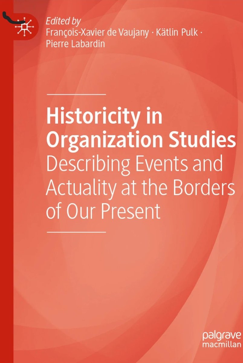 Organizations, Artifacts & Practices (OAP) (@workshopoap) on Twitter photo 🔎 Discover "Historicity in Organization Studies", the book co-edited by Kätlin Pulk, Labardin Pierre and François-Xavier de Vaujany with a great team of contributors 📲 All chapters, endorsements and details can now be accessed here: lnkd.in/ezkNBCg5 <a href="/Palgrave/">Palgrave Macmillan</a> 🔎 Discover "Historicity in Organization Studies", the book co-edited by Kätlin Pulk, Labardin Pierre and François-Xavier de Vaujany with a great team of contributors 📲 All chapters, endorsements and details can now be accessed here: lnkd.in/ezkNBCg5 <a href="/Palgrave/">Palgrave Macmillan</a>