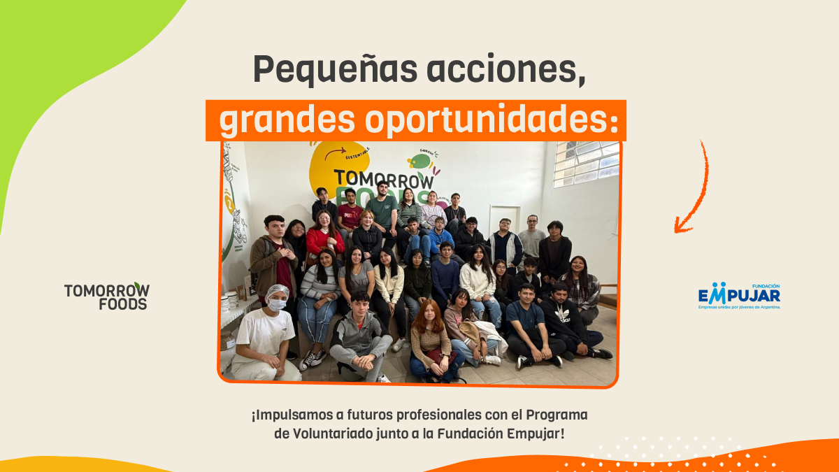 Nos enorgullece haber sido parte del programa de voluntariado junto a Fundación Empujar, acompañando a jóvenes en su desarrollo profesional y en el diseño de proyectos reales para el mundo laboral, porque sabemos que el futuro se construye colaborando. 💚