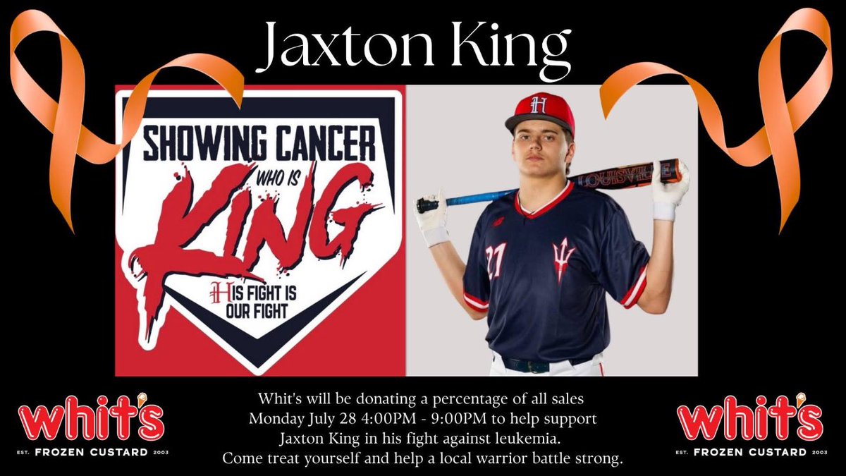 Come out to Whits tonight and cool off to support the Kings!  <a href="/HallsHighSports/">Halls High Athletics</a>