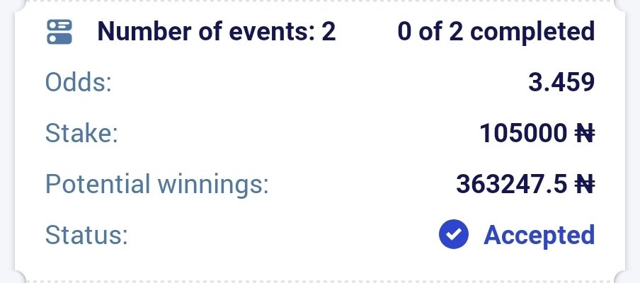 SUCCESSSMAN's tweet image. ๐๐ฅโ๏ธ๐
91 & 3 odds on paripesa
#paripesa Code: PD5R3
#paripesa Code: JNRR3
Register and stake here ๐ฝ
paripesa.bet/ksm