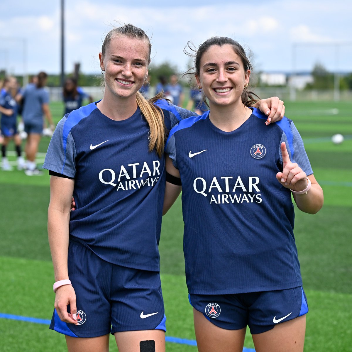 PSG_Feminines's tweet image. Nouvelle séance au Campus PSG 💪