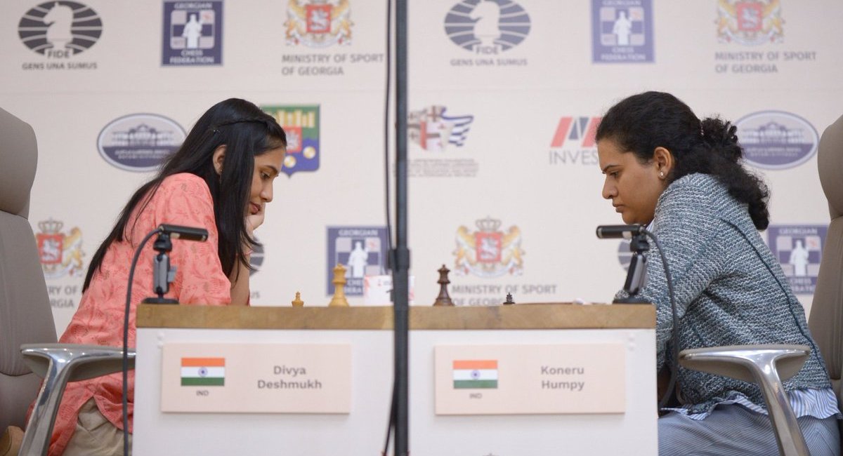 Divya Deshmukh wins FIDE Women’s Chess World Cup in first-ever all-Indian final

With this victory, India now holds both the Women’s World Cup champion title, through Divya Deshmukh, and the Women’s World Rapid champion title, held by Koneru Humpy

Read here: