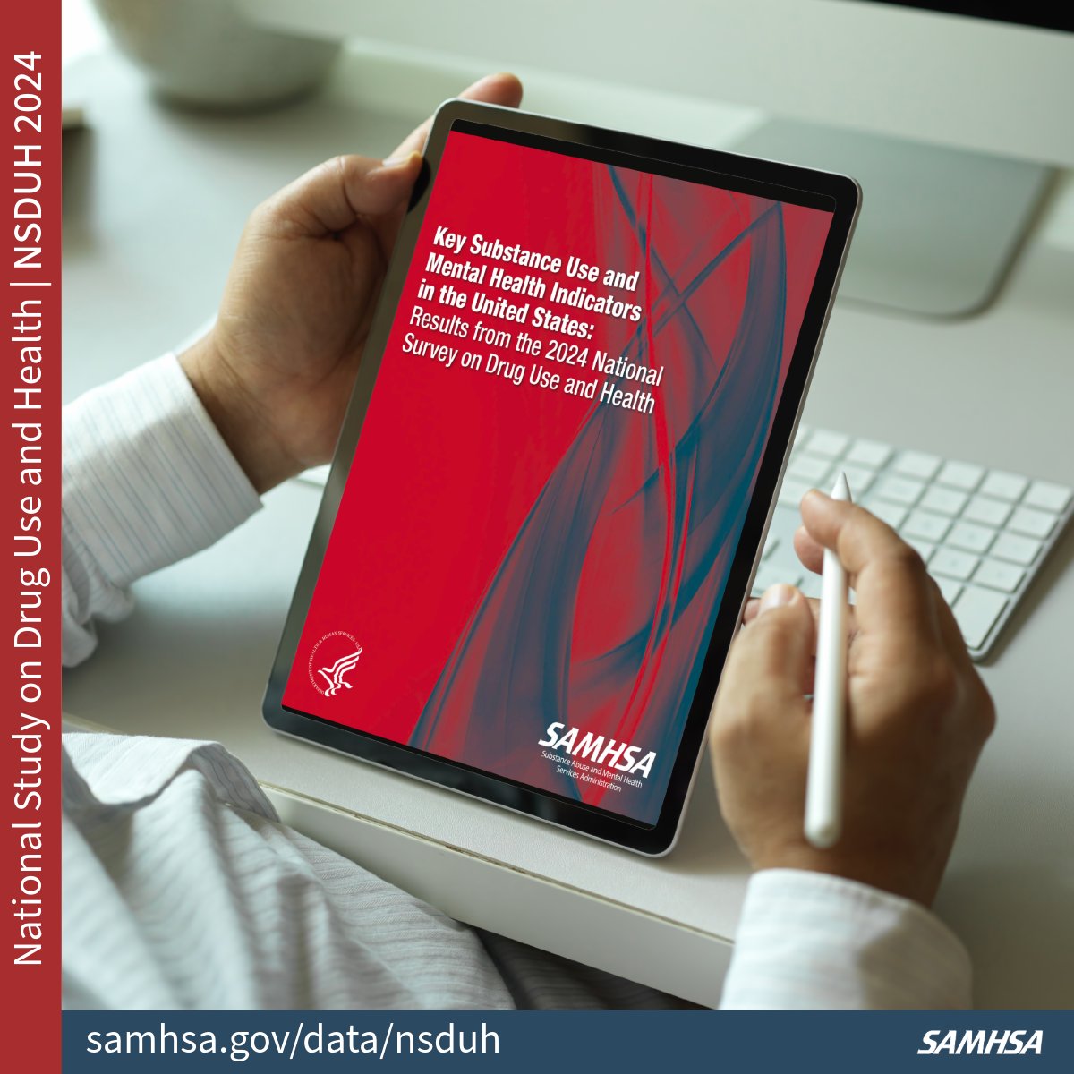 📢 Just released: 2024 National Survey on Drug Use and Health (#NSDUH) findings on U.S. mental health, substance use, treatment and recovery. Now with 4 years of comparable data! samhsa.gov/data/data-we-c…