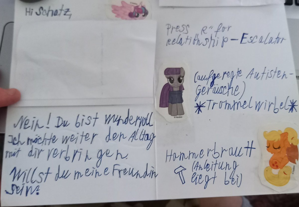 Autistic_bf's tweet image. Hey there, I am @Autistic_bf. Mid-30, I like deeptalk, Anime, Sci-fi, Magic cards and board games. I trained myself in honest and non-violent communication. I might show my affection in weird but loving ways. Crafted the card below wheb I asked my ex to be my gf.