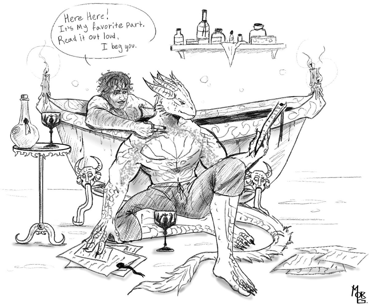 Date idea: read pathetic work letters by roles 🥰🥰

(hope you missed me) 

#bg3 #durgetash #durge #gortash #thedarkurge