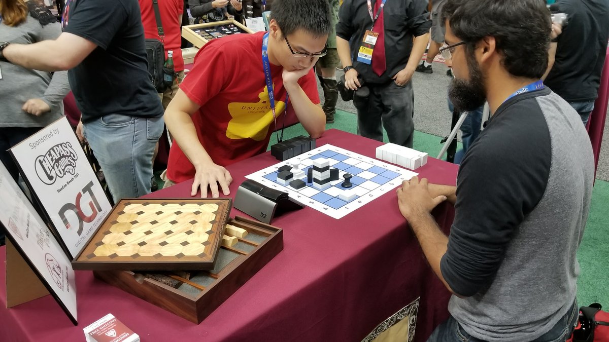 ustakorg's tweet photo. Headed to GenCon this week? Be sure to come play Tak with us!
https://t.co/wBkpOexZRV

Enjoy these pics from GenCon 2017! https://t.co/8ZpzqyRh2v