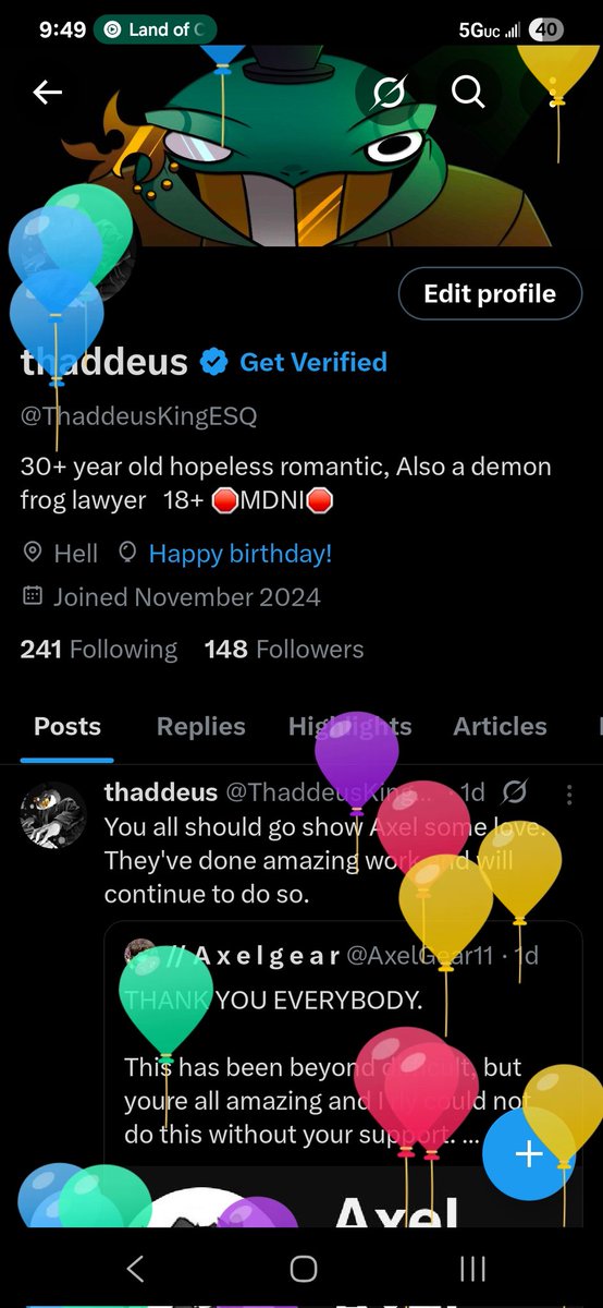 ThaddeusKingESQ's tweet image. Once more round the sun