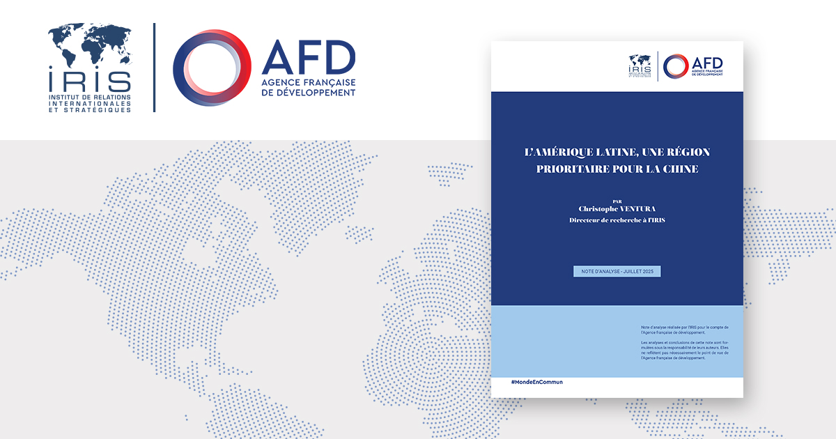 InstitutIRIS's tweet image. 🌎🇨🇳 L’Amérique latine, une région prioritaire pour la Chine

Note d&apos;analyse réalisée par @Chr_Ventura, directeur de recherche à l&apos;IRIS, en charge du Programme Amérique latine/Caraïbe, pour le compte de l&apos;@AFD_France.

↪ Lire la note : iris-france.org/lamerique-lati…