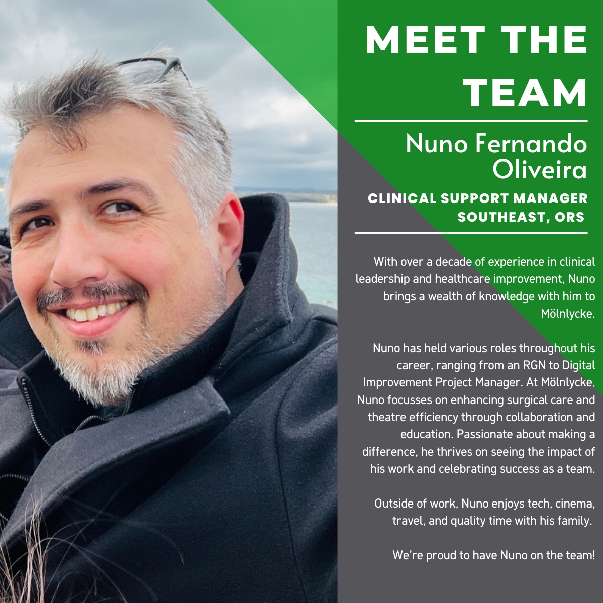 #MeetTheTeam #HealthcareHeroes #SustainabilityInHealthcare #TeamMolnlycke