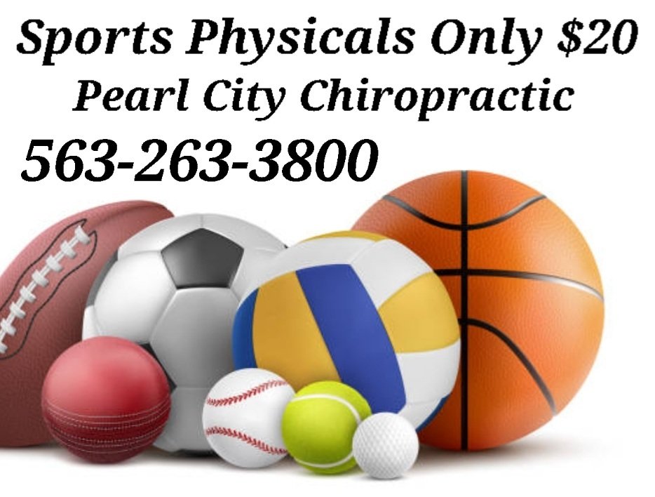Muskie Athletes! Get Your Physical at Pearl City Chiropractic - RSVP at 563-263-3800