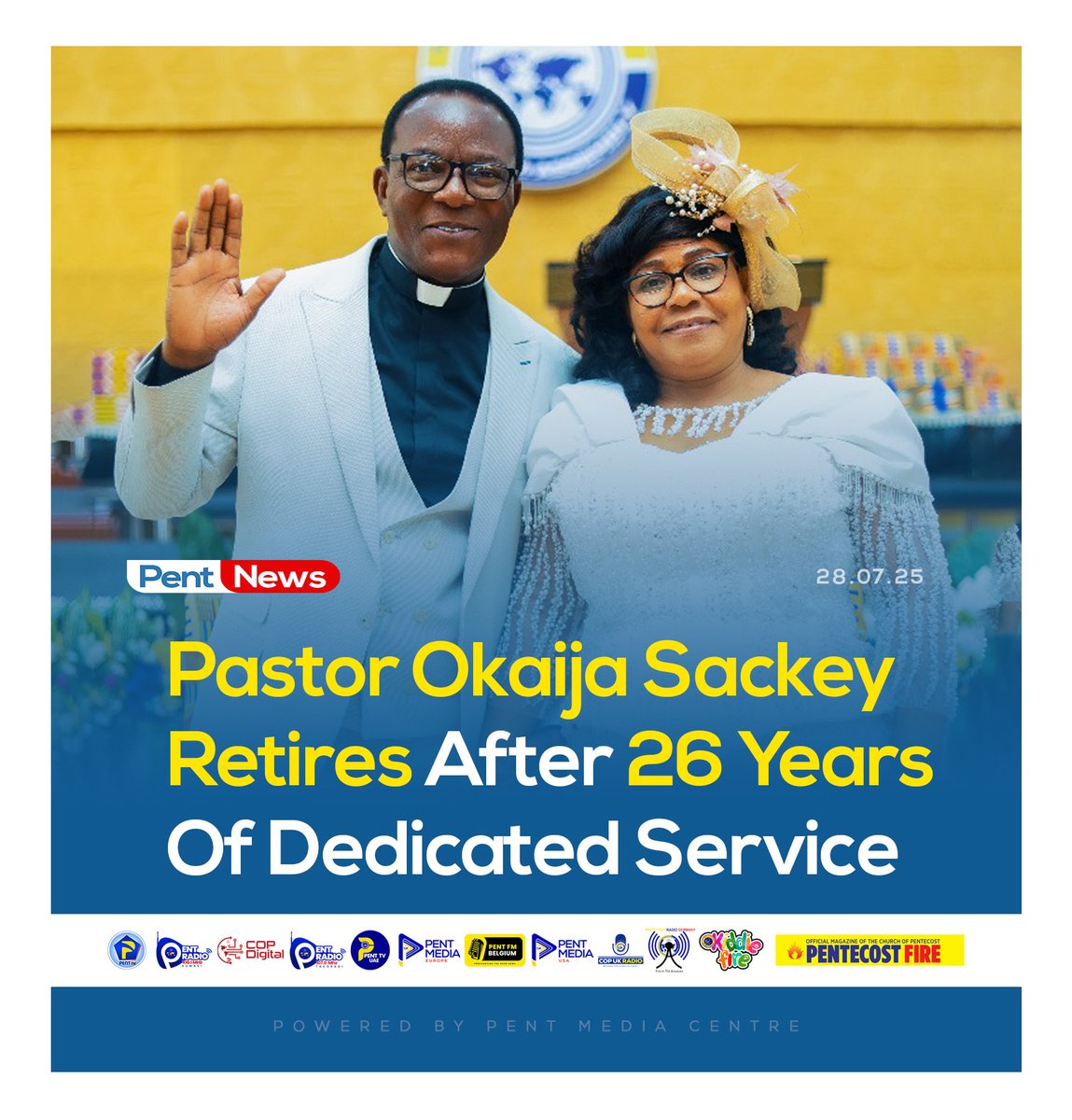 thecophq's tweet image. The South Suntreso District of the Bompata Area of @thecophq, in a spirit-filled and colourful service, officially retired Pastor Daniel Nii Okaija Sackey after 26 years of dedicated and impactful ministry.
🌐 | Read more: tinyurl.com/4whfnjp2
#Ayekoo | #PossessingTheNations