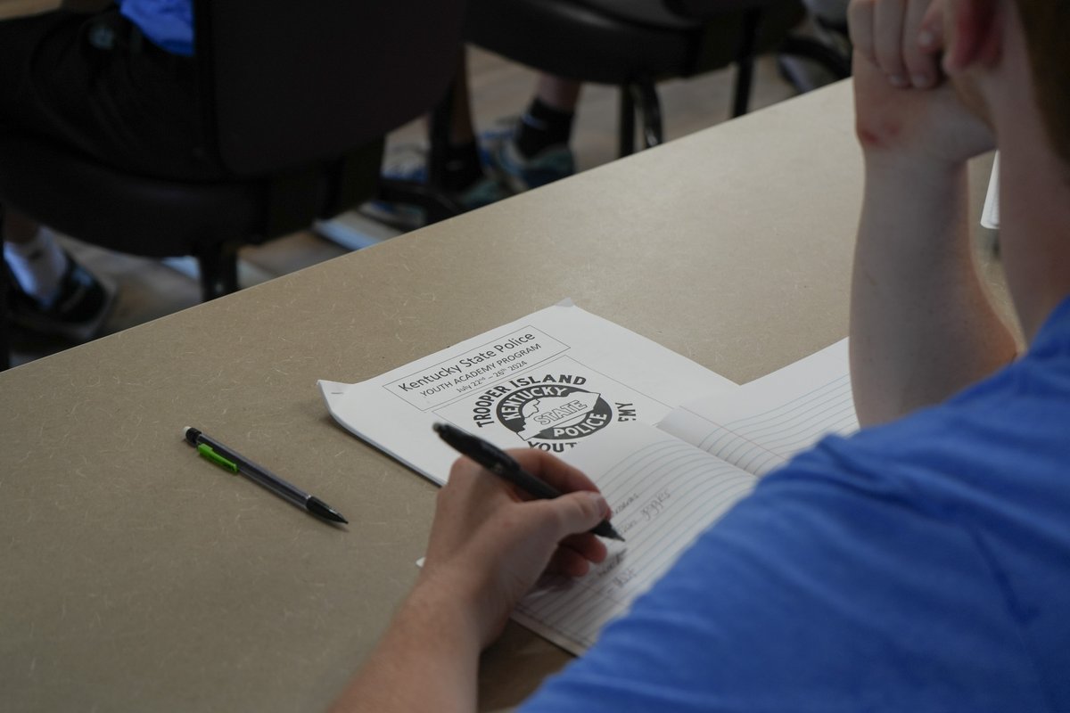 KY State Police (@kystatepolice) on Twitter photo The 2025 Youth Academy Program begins today at <a href="/TrooperIsland/">Trooper Island Camp</a>. Over the next week, a group of outstanding teens will get hands-on experience and mentorship from KSP troopers while exploring a future career in law enforcement.
Press release: kentuckystatepolice.ky.gov/news/hq-7-28-2… #FutureTroopers The 2025 Youth Academy Program begins today at <a href="/TrooperIsland/">Trooper Island Camp</a>. Over the next week, a group of outstanding teens will get hands-on experience and mentorship from KSP troopers while exploring a future career in law enforcement.
Press release: kentuckystatepolice.ky.gov/news/hq-7-28-2… #FutureTroopers