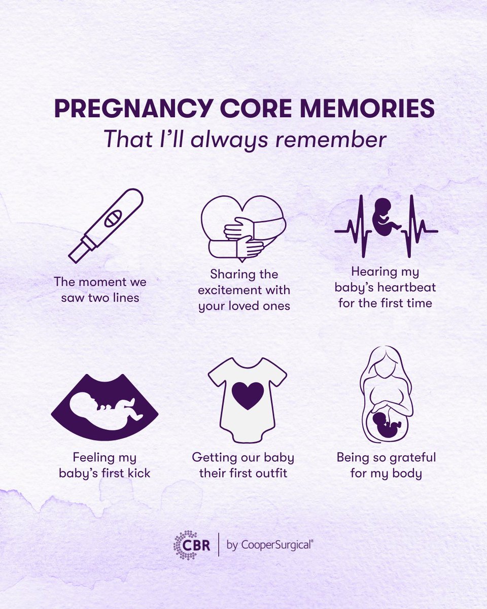 There are so many unforgettable milestones during pregnancy! 💜🥹

Which one do you think will be your favorite?