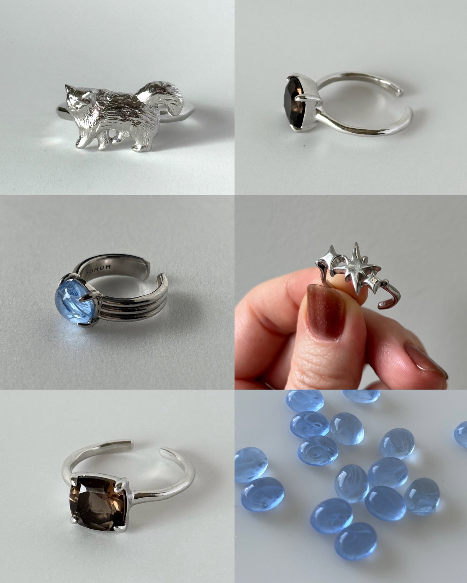 pomum リング silver] minimal four-ring [set] – POMUM&ARTS