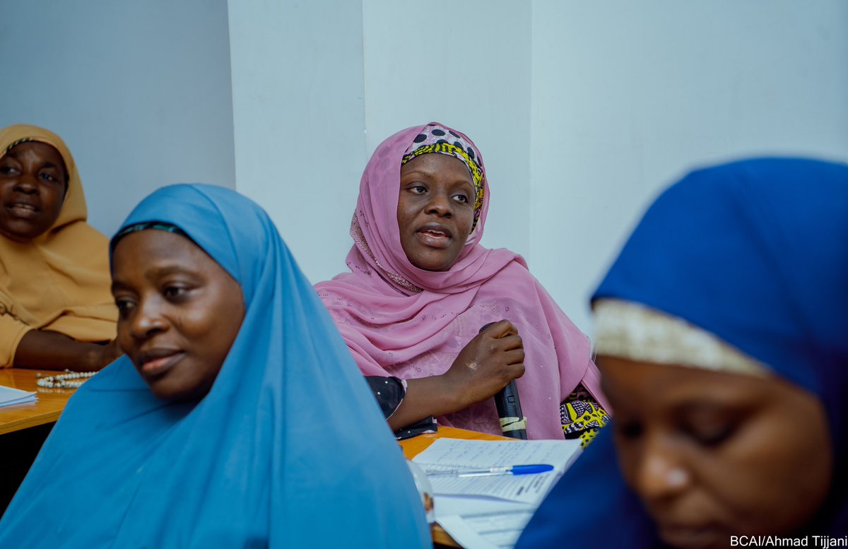 BridgeConnectNG's tweet image. What happens when women are equipped to fight gender based violence?
 
Last week, @bridgeconnectng kicked off Phase II of the #WAVESProject in Kano with support from @FranceInNigeria 
Over 50 women from 8 LGAs joined a powerful 2-day training on GBV awareness and prevention.