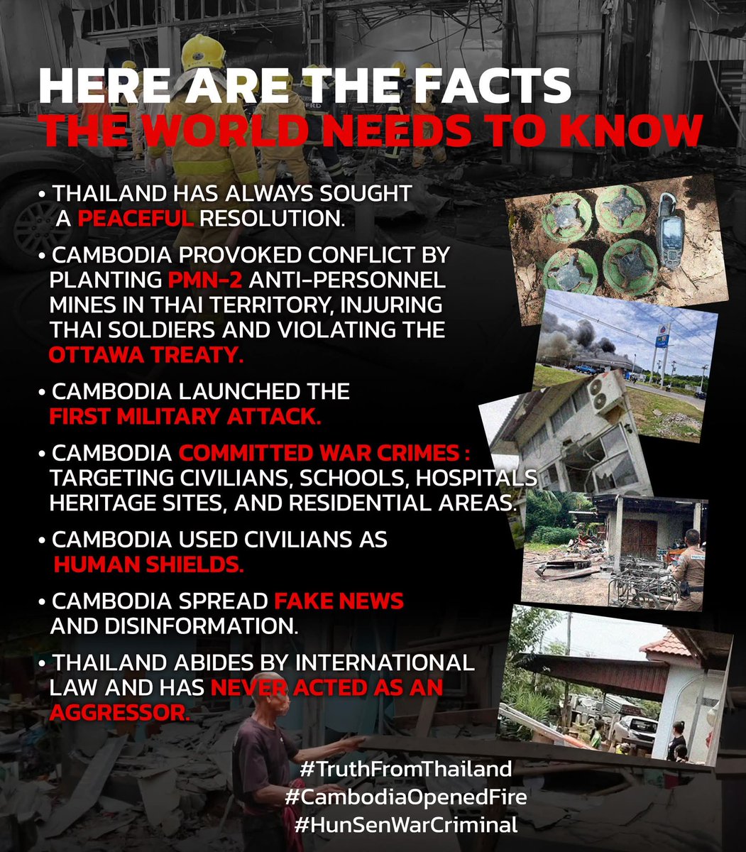 SusieSSS's tweet photo. #TruthFromThailand The world needs to know https://t.co/oL8toJpUdw