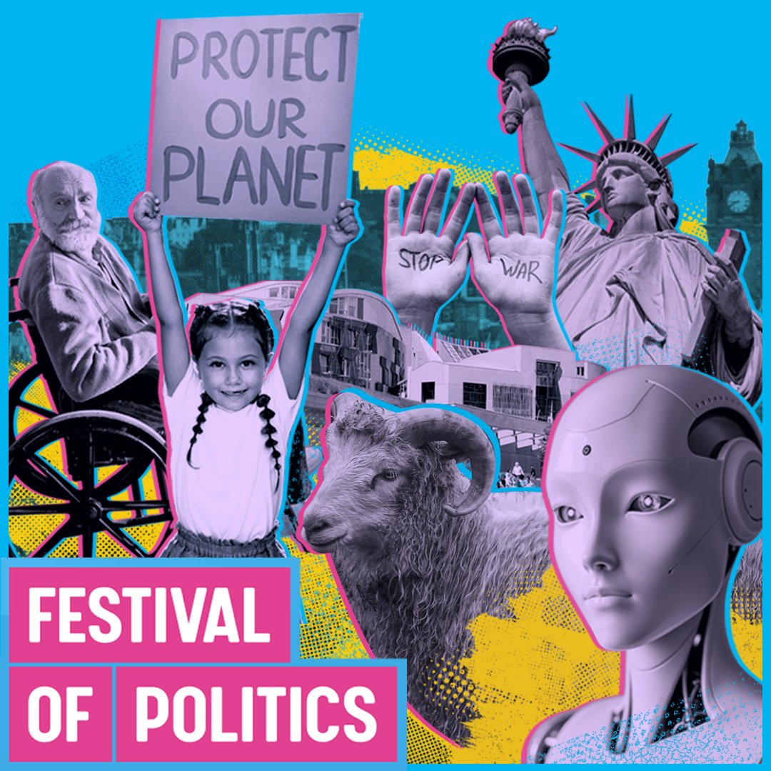The Festival of Politics is returning for 2025!

📅 30 events across three days in August
🗣️ Leading thinkers, activists, and politicians
📍 The Scottish Parliament
🎟️ Tickets from £5

Browse the programme and book your tickets🔗 ow.ly/eqMQ50Ww28l #FoP2025