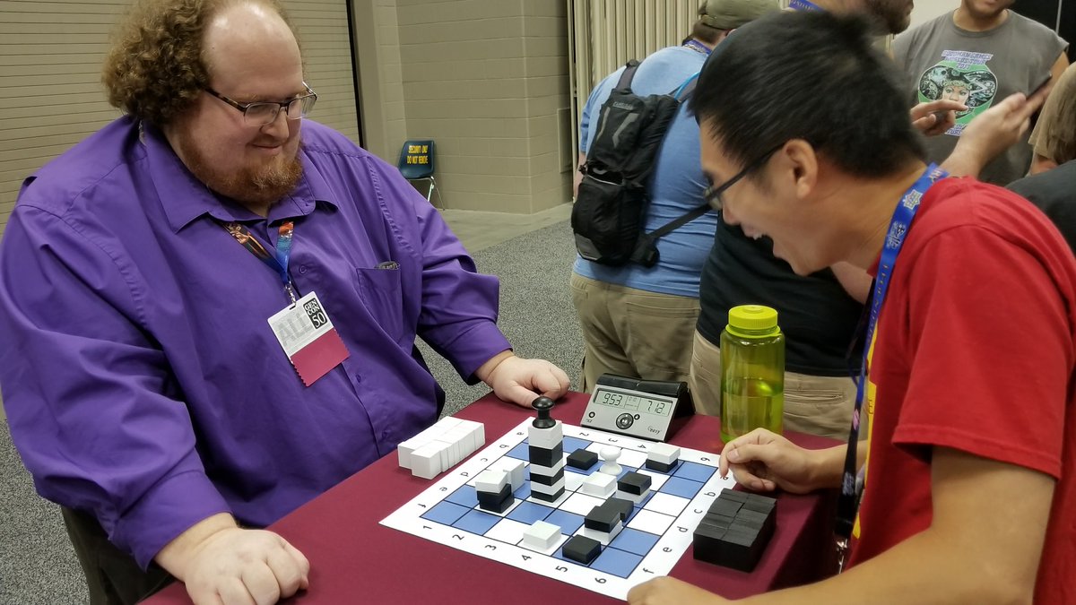 ustakorg's tweet photo. Headed to GenCon this week? Be sure to come play Tak with us!
https://t.co/wBkpOexZRV

Enjoy these pics from GenCon 2017! https://t.co/8ZpzqyRh2v