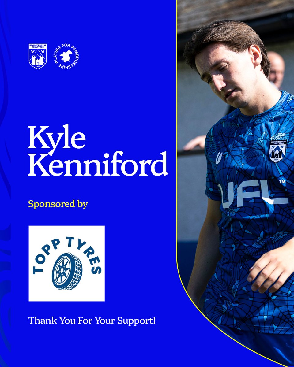 Thank you to Topp Tyres for kindly sponsoring Kyle Kenniford for the 2025-26 season! 🤝

Based in Pembroke, Topp Tyres are specialists in car, van, truck and agricultural tyres 🛞

Your support is greatly appreciated 💙