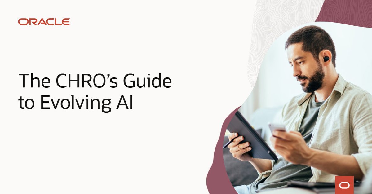 neil_munslow's tweet photo. Not sure how to start—or scale—AI adoption for your HR operations.

This FREE guide from Oracle breaks it down with clear steps, tips, and an assessment to help you move forward. #ai #hr #oracle

https://t.co/4oTjAxrJ6E https://t.co/rCh23lhkMv