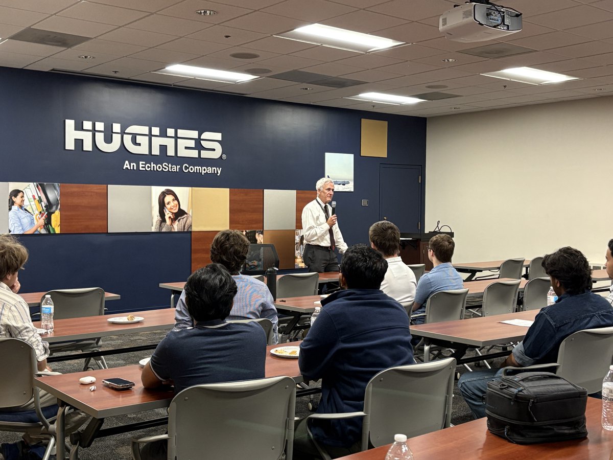 40+ years at Hughes. 400 engineers. One incredible session. 👏

We wrapped our Intern Lunch &amp; Learn series with SVP of Engineering George Choquette, who shared his career journey, leadership insights.

Come work with us - explore our open positions &gt;&gt;
okt.to/fuVxYH