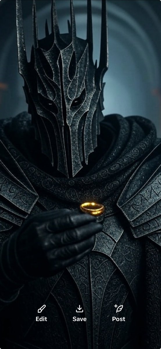 CarlosOnoro's tweet image. Sauron ya tiene el anillo
