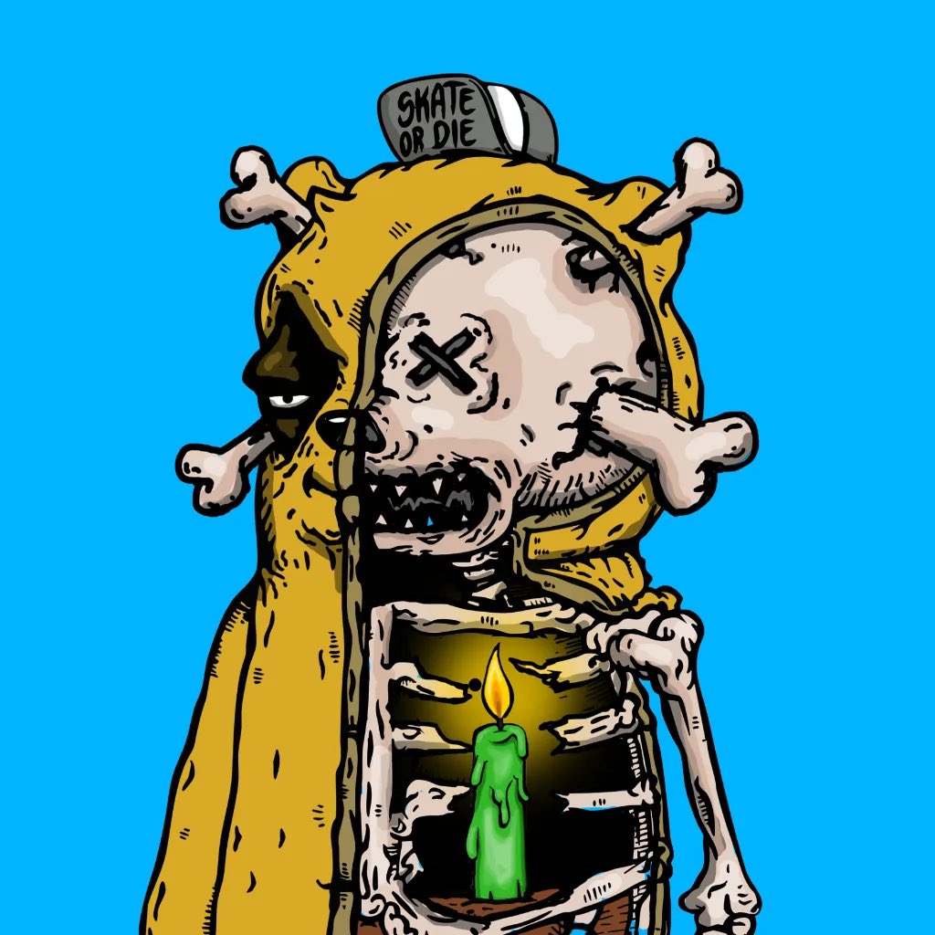 Dead as fuck 
Stage 1 of getting you all to delist your Nutz .

Giving away this DEAD AS FUCK 
For rhe culture <a href="/bearchampxrpl/">Bear Champ $BCHAMP</a> 
Trait floor is 180 xrp .

To Enter : 

HOLD mr. nutz 
Delist your nutz .
tag 6 friends 
like retweet .
follow <a href="/MrNuTz69420/">Mr.NuTz Nft</a> 

Yoall are happy cashing out