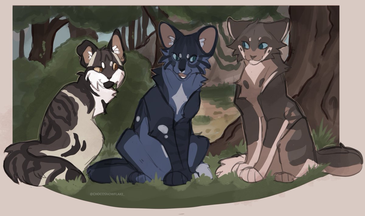 chocosnowflake_'s tweet image. meows.
#warriorcats #wc #oc