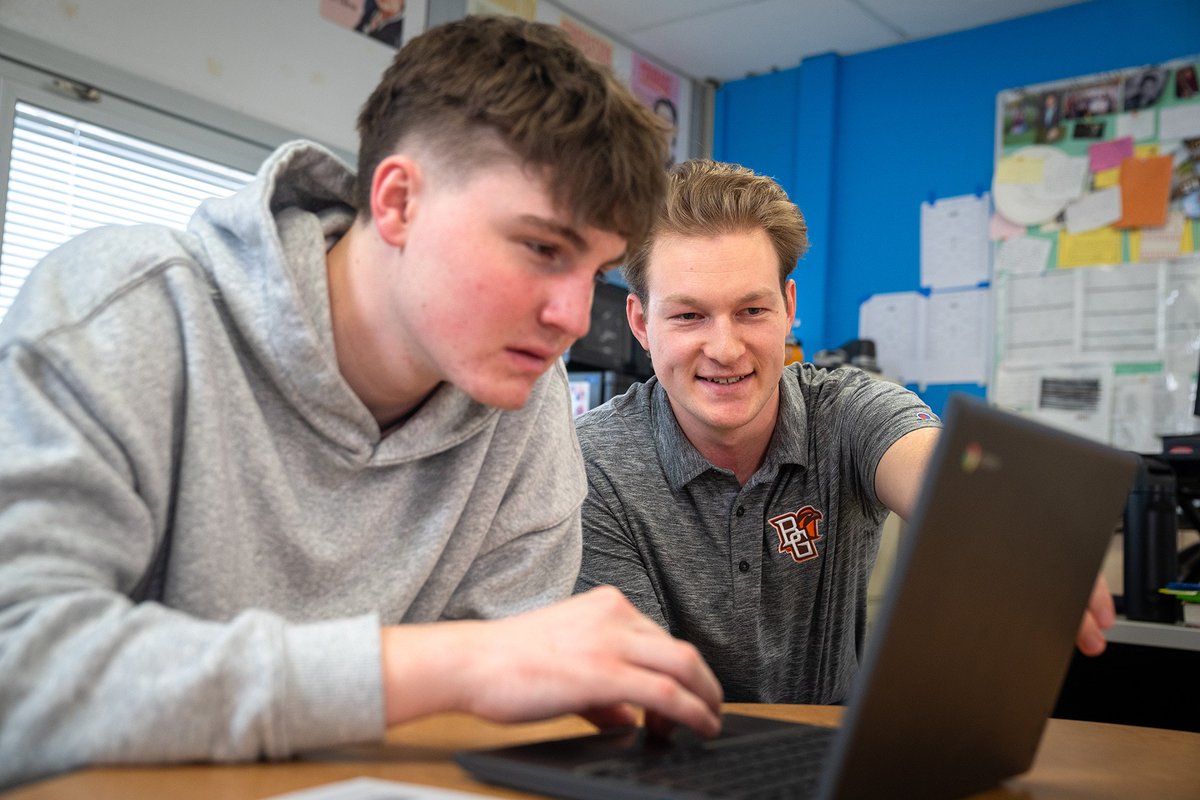 bgsu's tweet image. Congratulations #BGSU alum Taylor Schneider ‘25 on starting your teaching career right here in northwest Ohio! Taylor will begin his role as an intervention specialist at @pentacareerctr in the fall, helping to fill a critical workforce need. #AlwaysBG