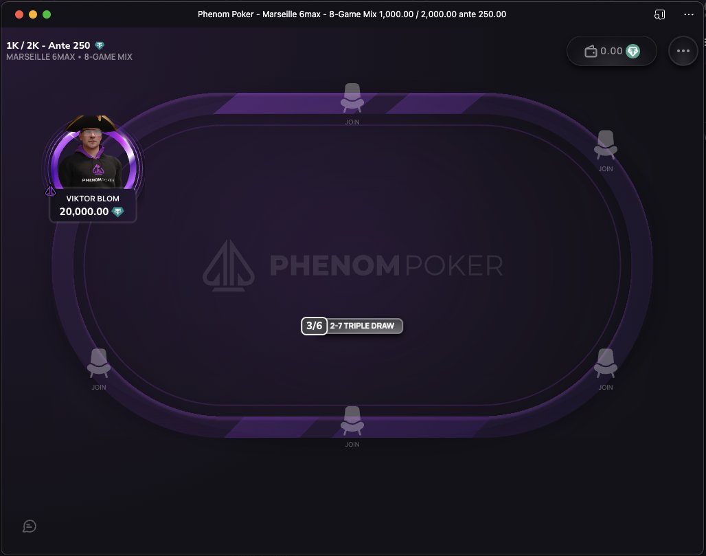 Phenom Fiend (@phenomfiend) on Twitter photo The king has returned to his thrown and awaits all challengers.
Isildur sitting 1k/2k 8-game mix <a href="/PhenomPokerApp/">Phenom Poker</a> The king has returned to his thrown and awaits all challengers.
Isildur sitting 1k/2k 8-game mix <a href="/PhenomPokerApp/">Phenom Poker</a>