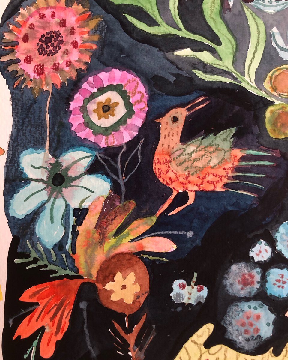 Sketch for the next project.
Watercolour.