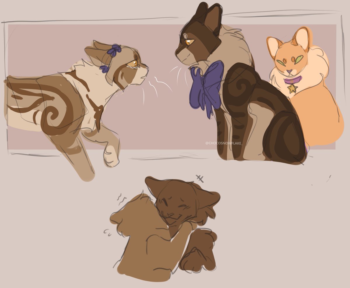 chocosnowflake_'s tweet image. meows.
#warriorcats #wc #oc