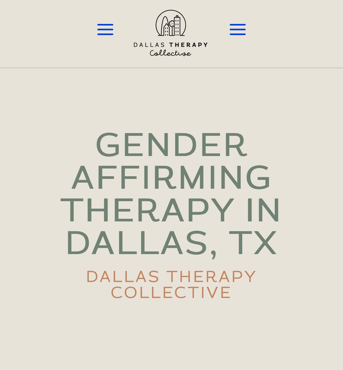 Rebecca_LPC's tweet image. 📌ALIENATOR EXPOSED: “DALLAS THERAPY COLLECTIVE”

(Alienating behaviors are a form of groom!ng. “DTC” is committed to GENDER TRAFF!CK!NG)

👋 This practice has 31 licensed professionals on their roster. “At DTC, we are committed to providing you with the expert care and options…