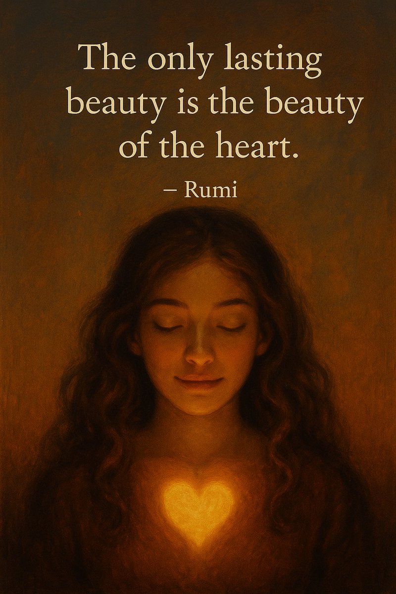 “The only lasting beauty is the beauty of the heart.”