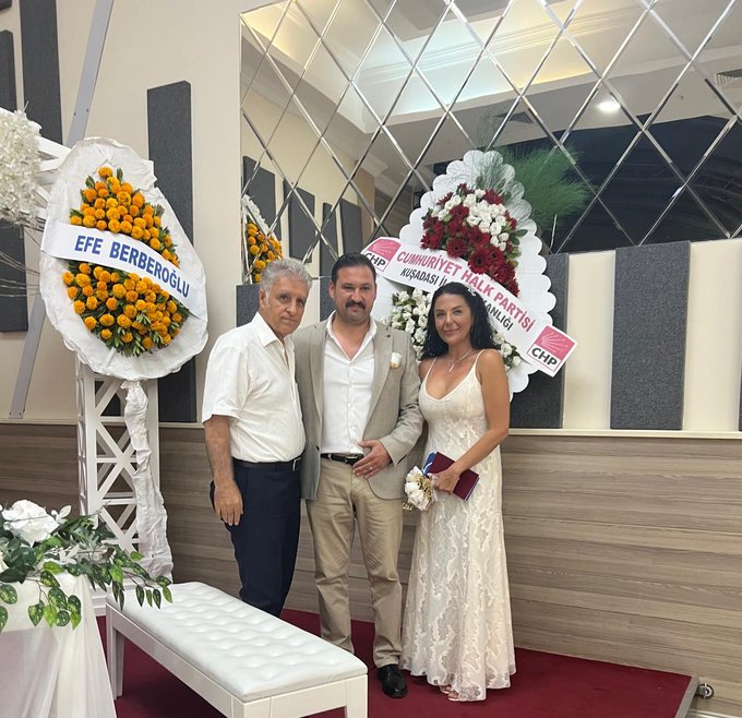 Kuşadası Kaymakamı İbrahim Keklik Çiftin Nikahına Katıldı