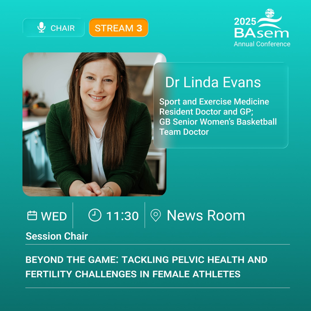 basem_uk (@basem_uk) on Twitter photo 🔔 NEW SESSION ANNOUNCEMENT at #BASEM2025!
“Beyond the Game: Tackling Pelvic Health & Fertility Challenges in Female Athletes”
Chaired by Dr Linda Evans <a href="/sportymedicine/">Dr Linda Evans</a>
🎙️Featuring top voices incl. Dr Jen Barcroft, Dr Kate Panter <a href="/DrKatePanter/">Kate Panter</a> & Ms Gráinne Donnelly <a href="/ThePOGP/">POGP</a> 🔔 NEW SESSION ANNOUNCEMENT at #BASEM2025!
“Beyond the Game: Tackling Pelvic Health & Fertility Challenges in Female Athletes”
Chaired by Dr Linda Evans <a href="/sportymedicine/">Dr Linda Evans</a>
🎙️Featuring top voices incl. Dr Jen Barcroft, Dr Kate Panter <a href="/DrKatePanter/">Kate Panter</a> & Ms Gráinne Donnelly <a href="/ThePOGP/">POGP</a>