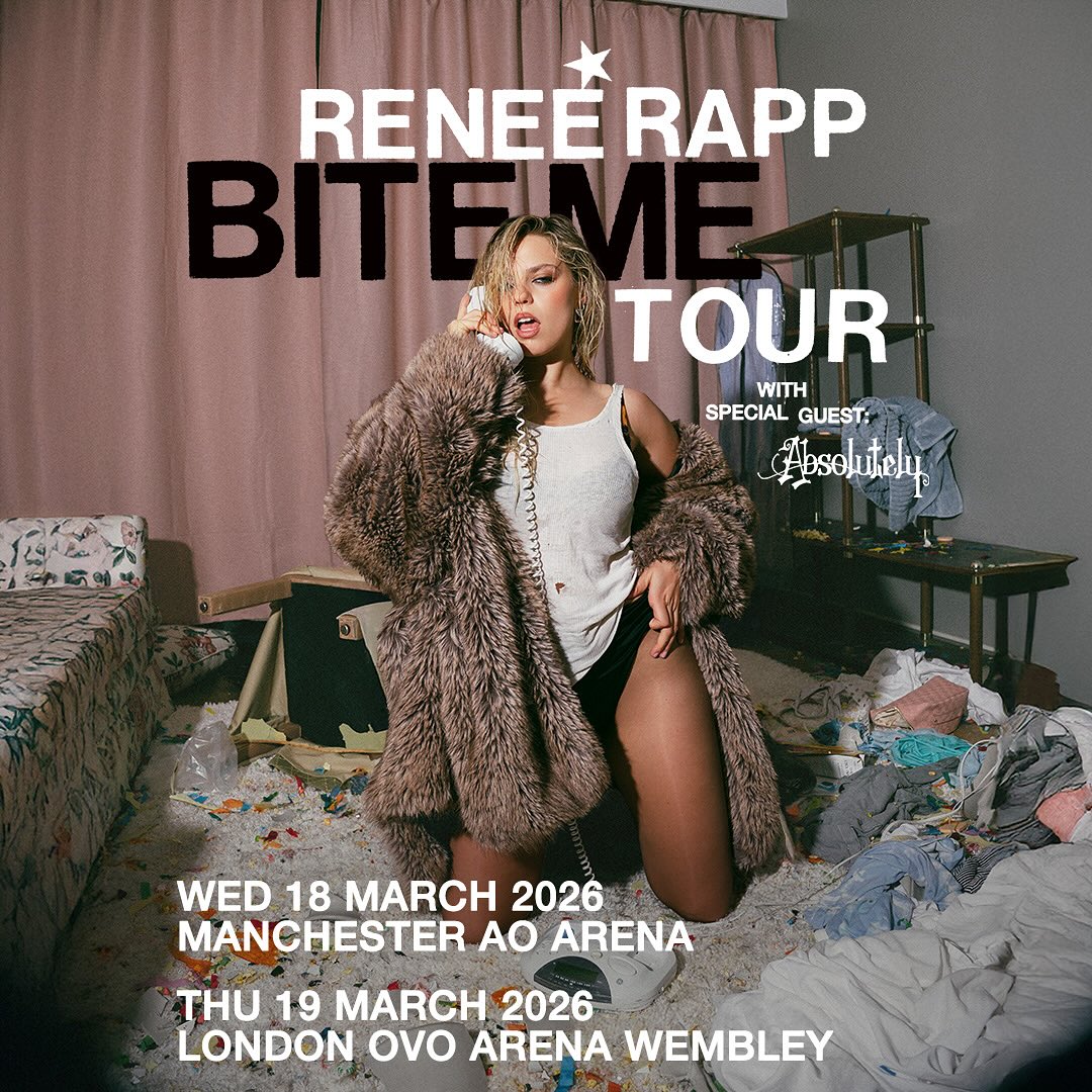 gigseekr's tweet image. In case you missed it: @reneerapp is bringing the 'Bite Me' Album Tour to the UK next year!
Tickets for shows in Manchester and London go on general sale at 10am on Friday:
gigseekr.com/tour/jqt