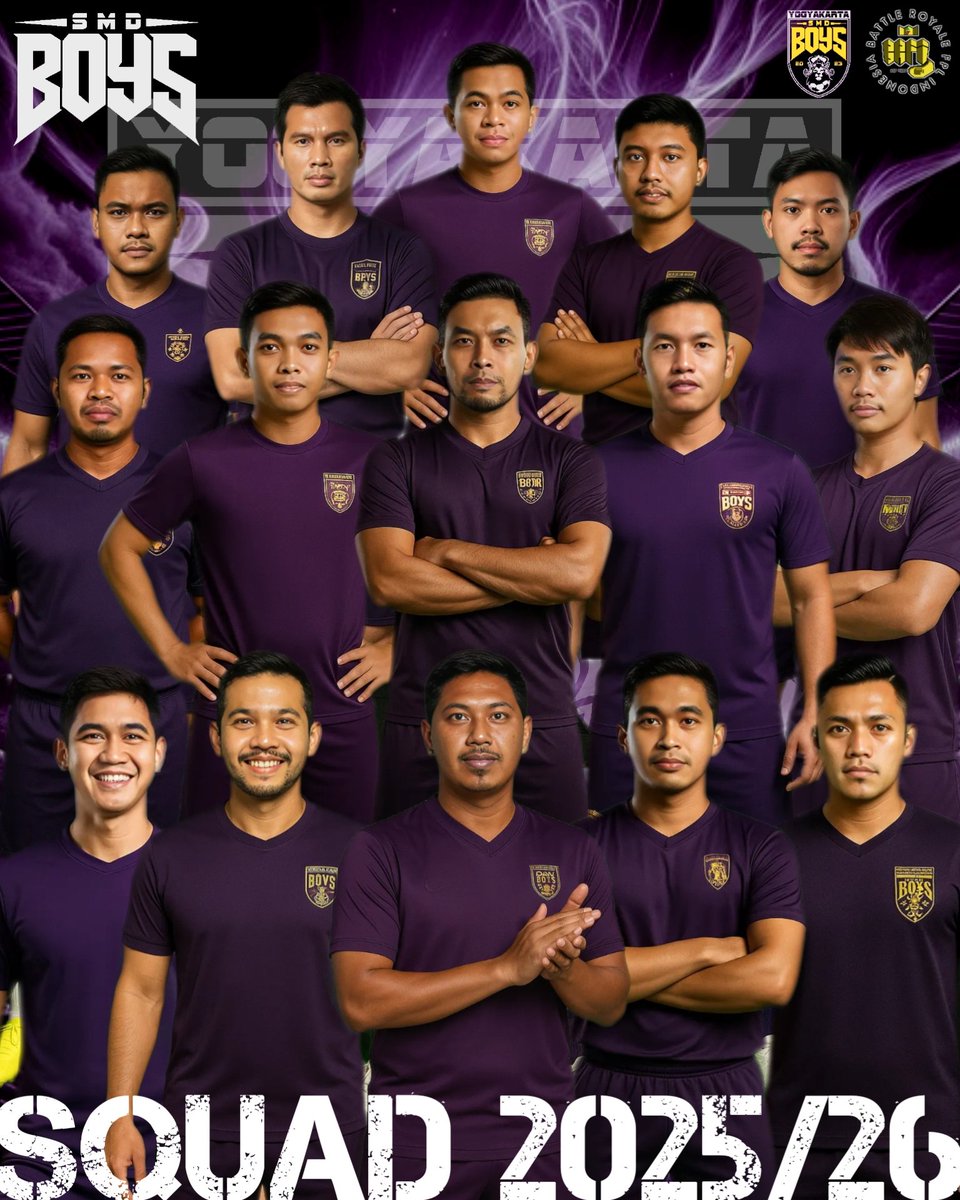 Smada BOYS Jogja (@smadaboys) on Twitter photo SᴍᴀᴅᴀBᴏʏs
Sᴏ̨ᴜᴀᴅ Aɴɴᴏᴜɴᴄᴇᴍᴇɴᴛ
<a href="/LigaBRFI/">Battle Royale FPL Indonesia</a> Div 3
Season 2025/26
<a href="/supersanopra/">Iᴋʜsᴀɴ Pʀᴀᴛᴀᴍᴀ</a> C
<a href="/wikanzahrulanam/">weleh weleh</a> VC
<a href="/Bas17273/">Erman</a>
<a href="/rahadyta/">bram rahadyta</a>
<a href="/BagusYuriska/">Yuriska Bagus</a>
<a href="/mohpradhana/">Mohammad Pradhana</a>
<a href="/mahendramp/">Mahendra MP</a>
<a href="/praziantoro/">prasiantoro tusono</a>
<a href="/TriIsmunanta/">Tri Ismunanta</a>
<a href="/endgunzz/">EG</a>
<a href="/diasbaswendro/">db</a>
<a href="/kurhen44/">kurniawan</a>
<a href="/SatrioLamb/">Satrio Lambang</a>
<a href="/ZindyOcta/">Zindy</a>
<a href="/Sebutsajayeyen/">yeyenserius</a> SᴍᴀᴅᴀBᴏʏs
Sᴏ̨ᴜᴀᴅ Aɴɴᴏᴜɴᴄᴇᴍᴇɴᴛ
<a href="/LigaBRFI/">Battle Royale FPL Indonesia</a> Div 3
Season 2025/26
<a href="/supersanopra/">Iᴋʜsᴀɴ Pʀᴀᴛᴀᴍᴀ</a> C
<a href="/wikanzahrulanam/">weleh weleh</a> VC
<a href="/Bas17273/">Erman</a>
<a href="/rahadyta/">bram rahadyta</a>
<a href="/BagusYuriska/">Yuriska Bagus</a>
<a href="/mohpradhana/">Mohammad Pradhana</a>
<a href="/mahendramp/">Mahendra MP</a>
<a href="/praziantoro/">prasiantoro tusono</a>
<a href="/TriIsmunanta/">Tri Ismunanta</a>
<a href="/endgunzz/">EG</a>
<a href="/diasbaswendro/">db</a>
<a href="/kurhen44/">kurniawan</a>
<a href="/SatrioLamb/">Satrio Lambang</a>
<a href="/ZindyOcta/">Zindy</a>
<a href="/Sebutsajayeyen/">yeyenserius</a>