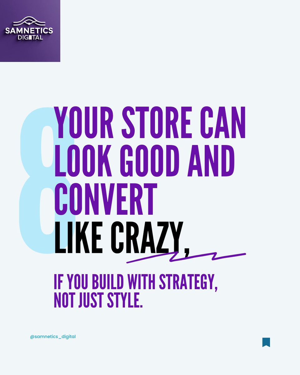 samnetics's tweet image. Design isn&apos;t just about looking nice, it&apos;s about guiding the customer to buy.
💡 Start your week by reviewing your homepage:
 Is the CTA visible?
 Is your value clear in 5 seconds?
📩 Need help fixing it? DM “Homepage.
#MondayMotivation #CROTips #ShopifyExperts #SamneticsDigital